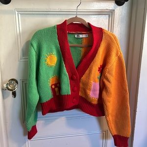 Zara Cropped Cardigan
